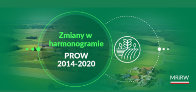 PROW 2014-2020: zmiany w harmonogramie naborów