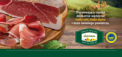 Włoska szynka Speck Alto Adige ChOG z Południowego Tyrolu podbija polski rynek