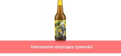 Wycofanie partii piwa o smaku mango z powodu ryzyka rozsadzenia butelki produktu