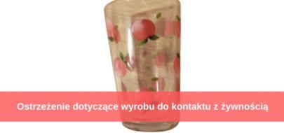 Migracja ołowiu i kadmu z obrzeża szklanki