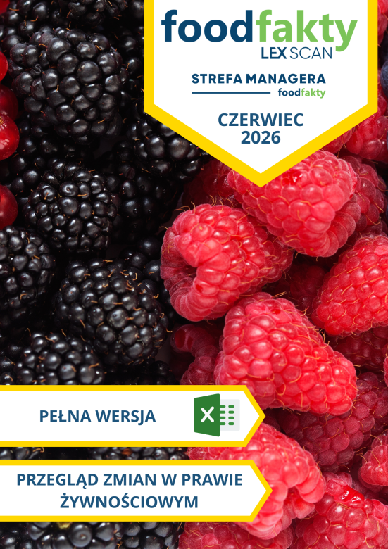 Pełna wersja: Przegląd zmian w przepisach prawa żywnościowego - czerwiec 2026