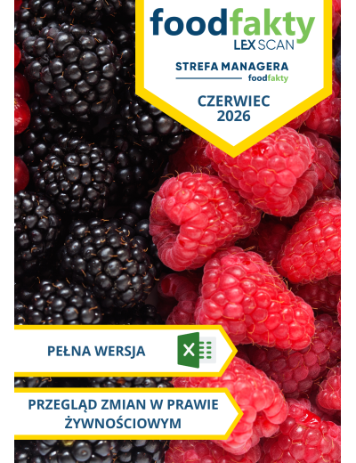 Pełna wersja: Przegląd zmian w przepisach prawa żywnościowego - czerwiec 2026