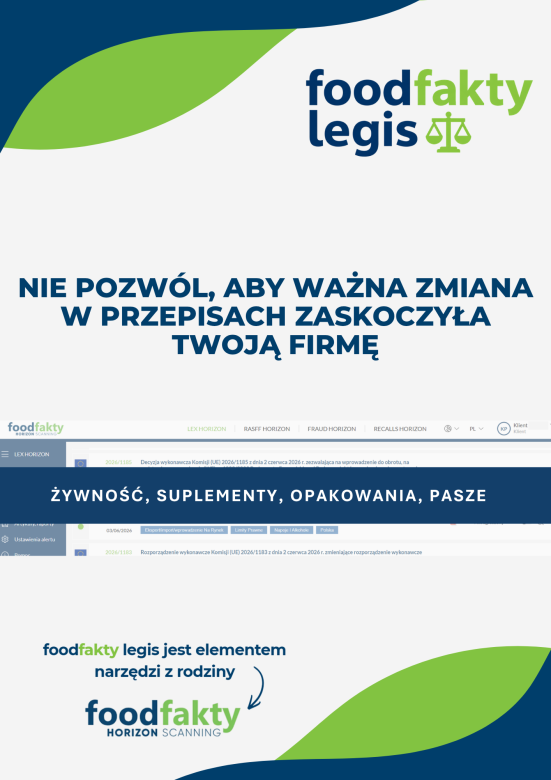FoodFakty LEGIS - Baza Prawa Żywnościowego