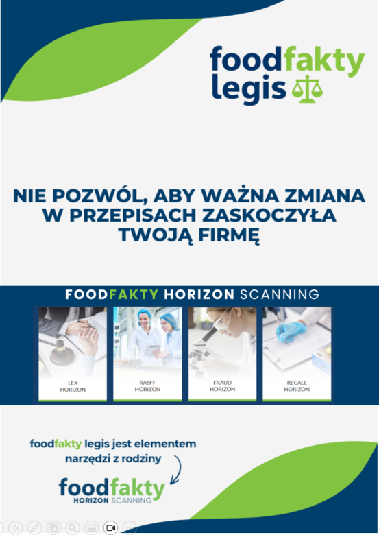 FoodFakty LEGIS - Baza Prawa Żywnościowego