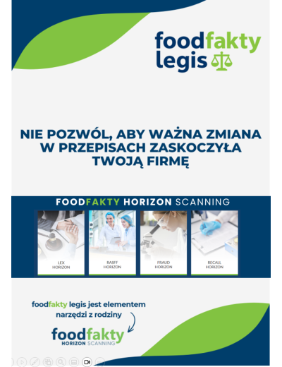 FoodFakty LEGIS - Baza Prawa Żywnościowego