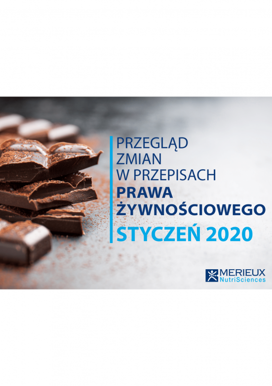 Przegląd zmian w przepisach prawa żywnościowego - styczeń 2020