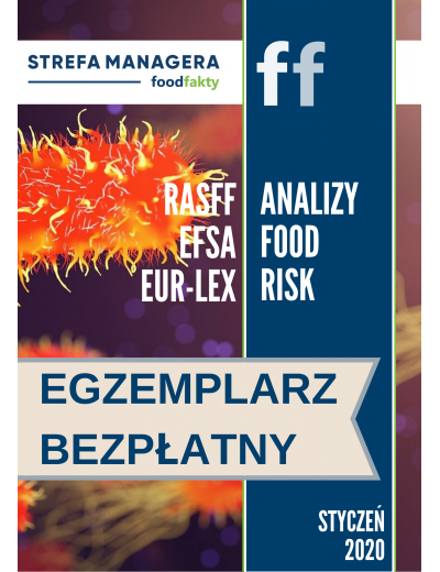 Egzemplarz darmowy - Analiza trendów ryzyka bezpieczeństwa produktów żywnościowych w EU - styczeń 2020