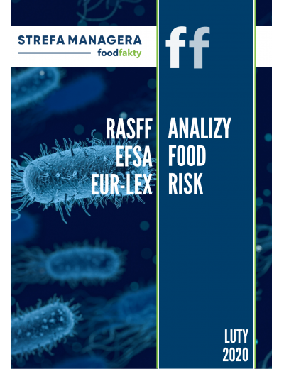 Analiza trendów ryzyka bezpieczeństwa produktów żywnościowych w UE - luty 2020