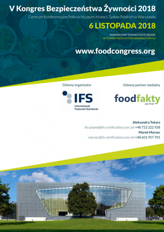 V Kongres Bezpieczeństwa Żywności - Program