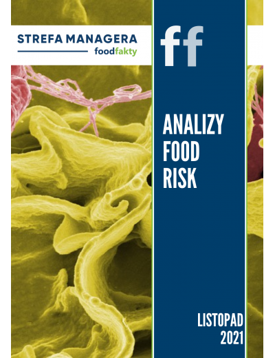 Analiza trendów ryzyka bezpieczeństwa produktów żywnościowych w EU - listopad 2021