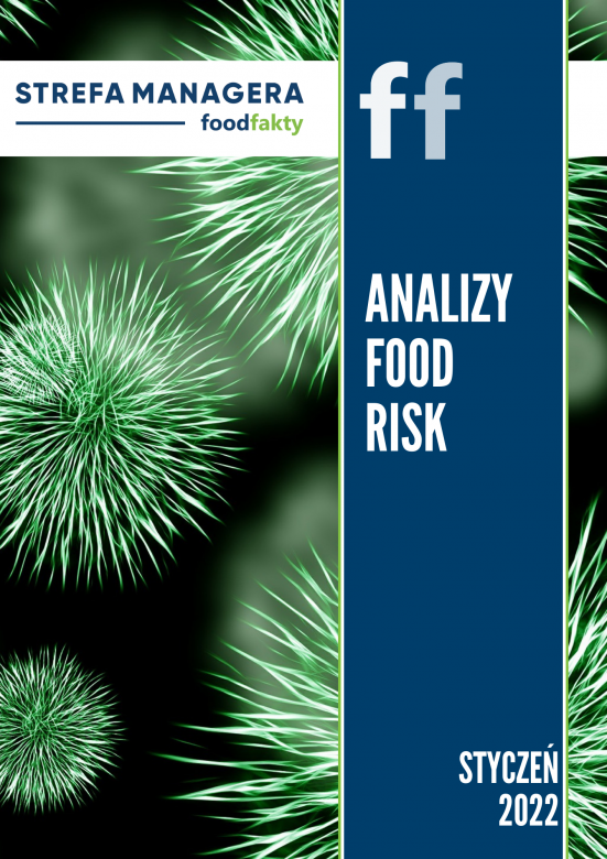 Analiza trendów ryzyka bezpieczeństwa produktów żywnościowych w EU - styczeń 2022
