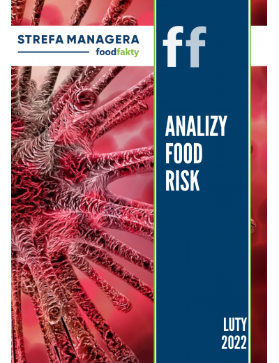 Analiza trendów ryzyka bezpieczeństwa produktów żywnościowych w EU - luty 2022