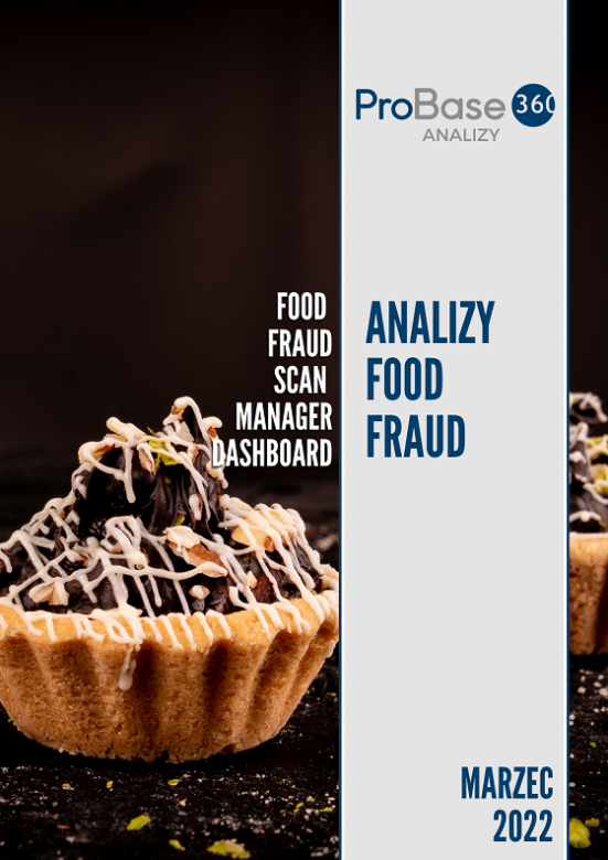 Analiza trendów ryzyka zafałszowania produktów żywnościowych Probase360 Analizy Food Fraud - marzec 2022