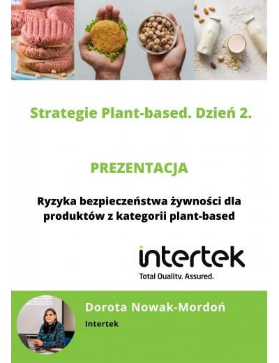 Strategie Plant-Based 22.09.2022 - prezentacja Intertek