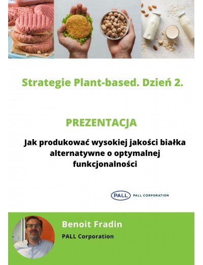 Strategie Plant-Based 22.09.2022 - prezentacja PALL Corporation