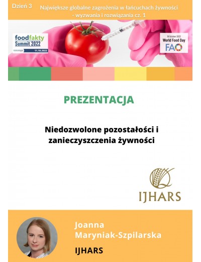 eFORUM - FoodFakty Summit 2022 - 18.10.2022 - IJHARS - prezentacja 1