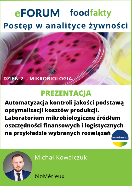 eFORUM Postęp w analityce żywności. Dzień 2. - Mikrobiologia - bioMérieux