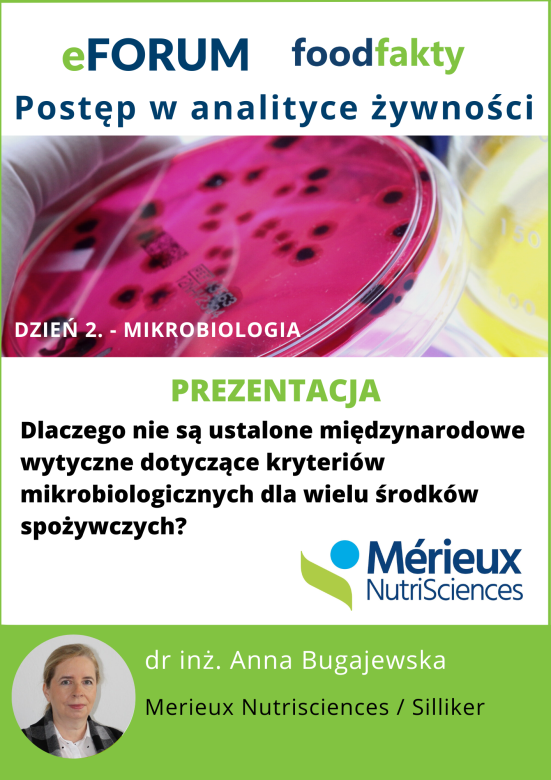 eFORUM Postęp w analityce żywności. Dzień 2. - Mikrobiologia - Silliker