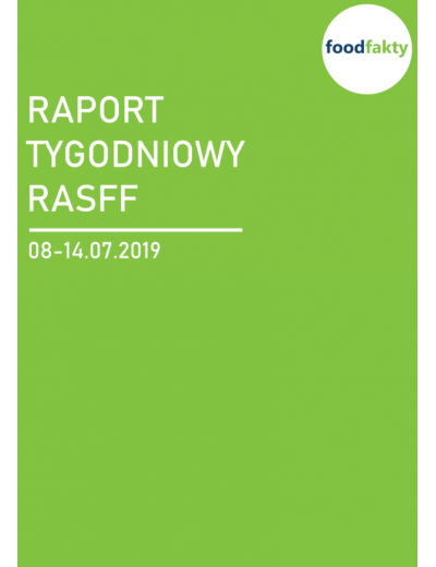 Raport tygodniowy RASFF - 08-14.07.2019
