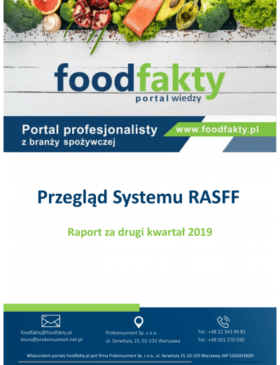 Przegląd systemu RASFF - II kwartał 2019