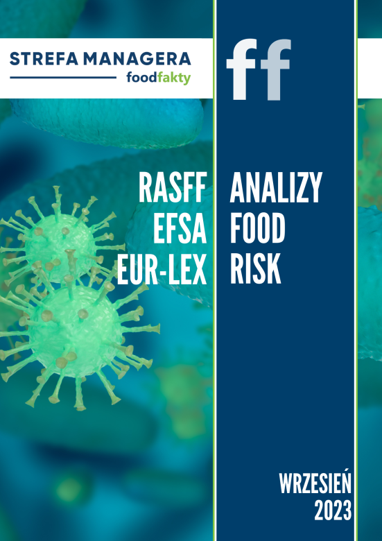 Analiza trendów ryzyka bezpieczeństwa produktów żywnościowych w EU - wrzesień 2023