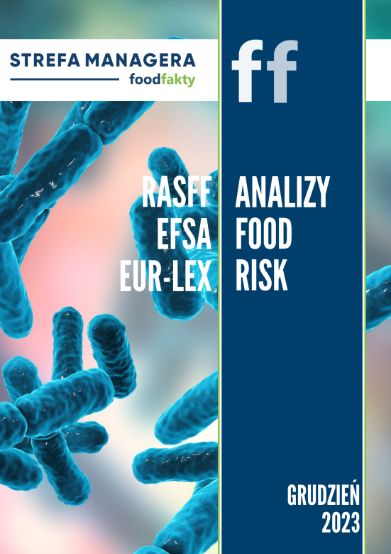 Analiza trendów ryzyka bezpieczeństwa produktów żywnościowych w EU - grudzień 2023