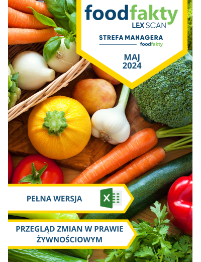 Pełna wersja: Przegląd zmian w przepisach prawa żywnościowego - maj 2024