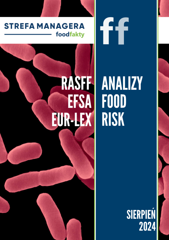 Analiza trendów ryzyka bezpieczeństwa produktów żywnościowych w EU - sierpień 2024