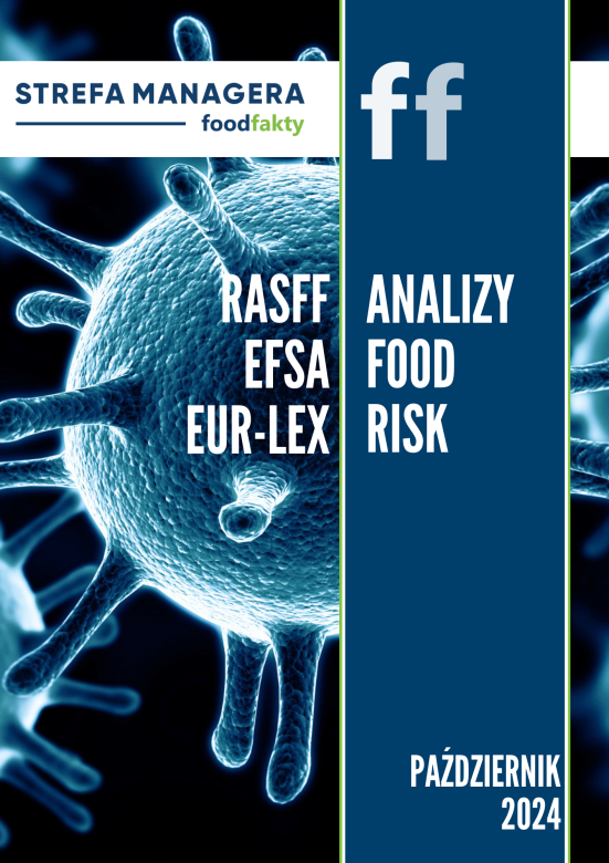 Analiza trendów ryzyka bezpieczeństwa produktów żywnościowych w EU - październik 2024