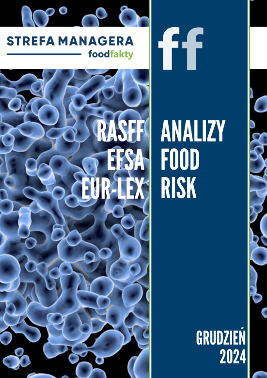 Analiza trendów ryzyka bezpieczeństwa produktów żywnościowych w EU - grudzień 2024