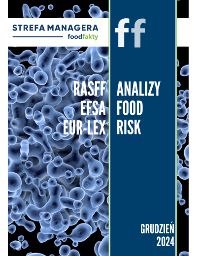 Analiza trendów ryzyka bezpieczeństwa produktów żywnościowych w EU - grudzień 2024