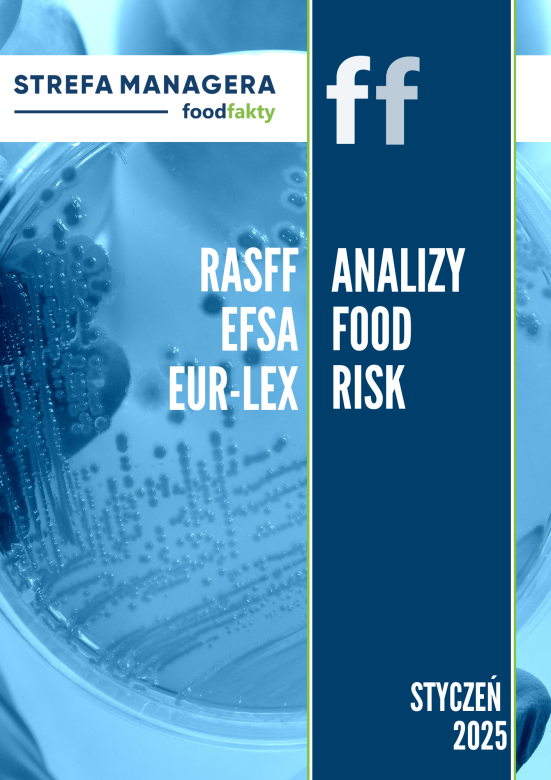 Analiza trendów ryzyka bezpieczeństwa produktów żywnościowych w EU - styczeń 2025