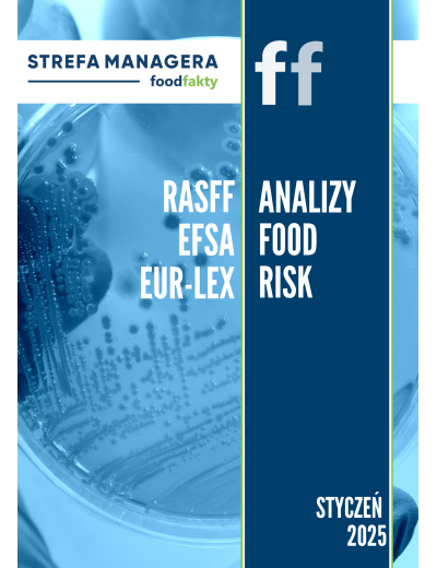 Analiza trendów ryzyka bezpieczeństwa produktów żywnościowych w EU - styczeń 2025