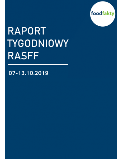 Raport tygodniowy RASFF - 07-13.10.2019