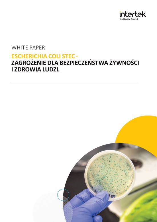 Escherichia coli STEC – zagrożenie dla bezpieczeństwa żywności i zdrowia ludzi