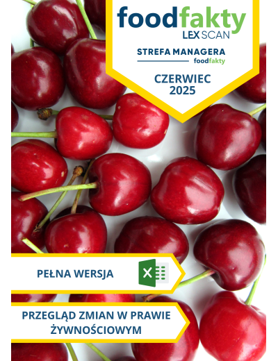 Pełna wersja: Przegląd zmian w przepisach prawa żywnościowego - czerwiec 2025