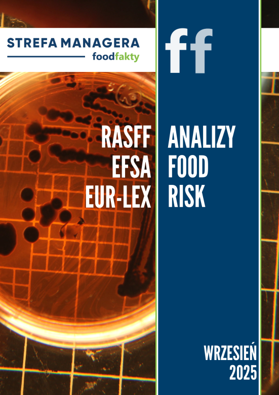 Analiza trendów ryzyka bezpieczeństwa produktów żywnościowych w EU - wrzesień 2025