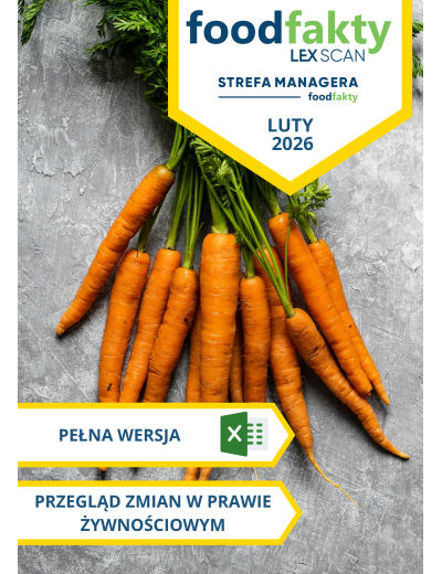 Pełna wersja: Przegląd zmian w przepisach prawa żywnościowego - luty 2026